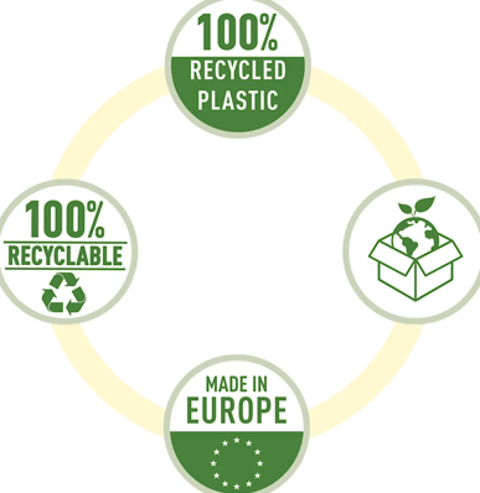 Plastficka ESSELTE rec A5 0,07 100/fp