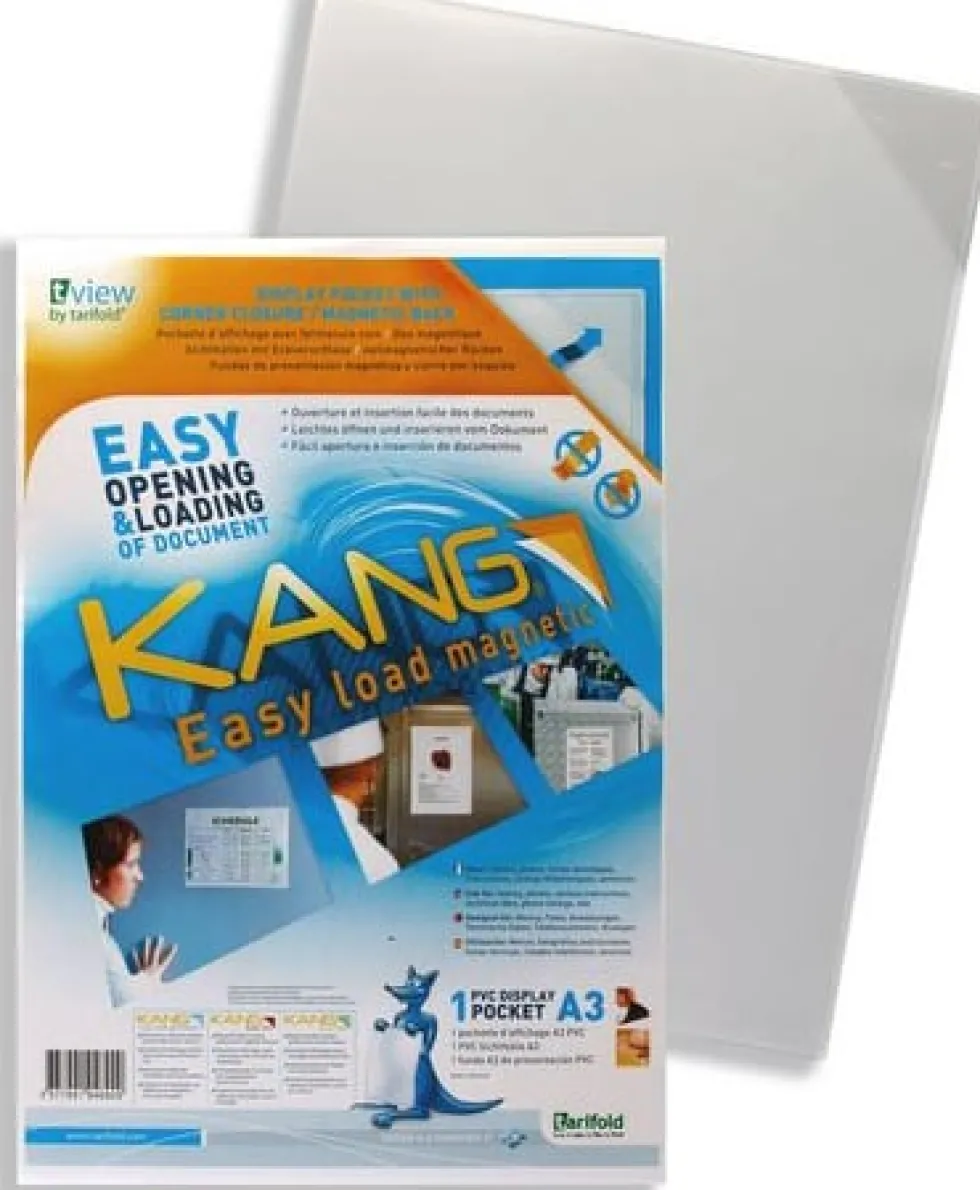 Plastmapp DJOIS A3 magnetisk