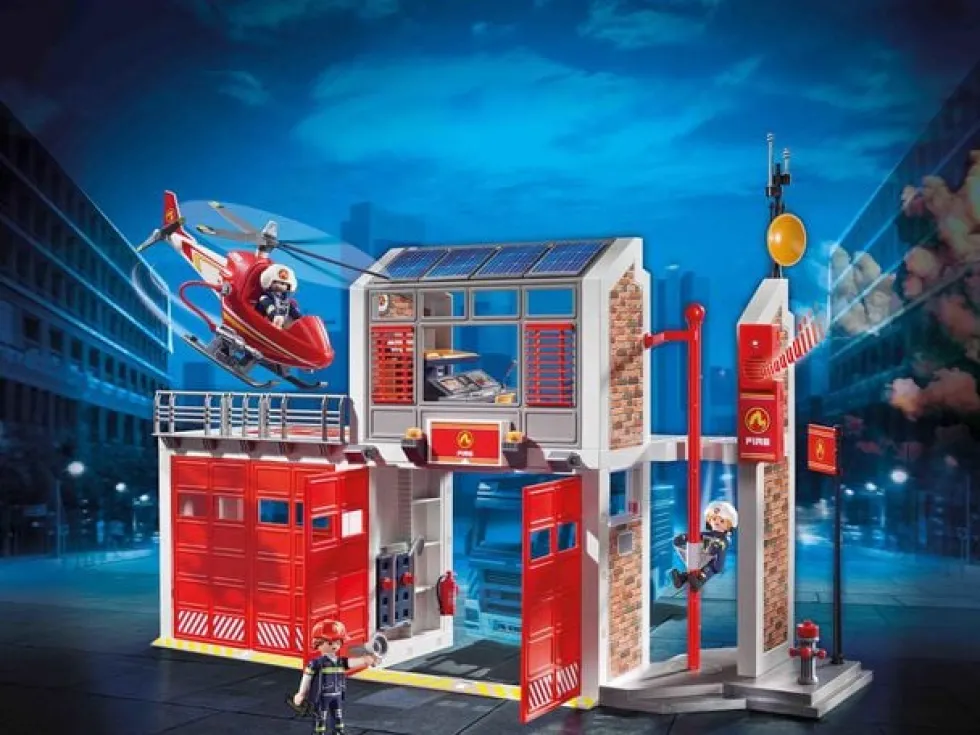 Playmobil Brandstation 18 delar
