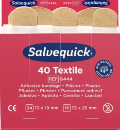 Plåster SALVEQUICK refill textil 40/fp