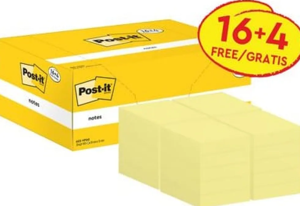 Post-it Notes Value Pack 38x51mm/100 bl
