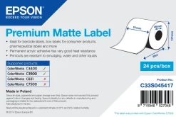 Premium Matte Label Continuous rulle, 51 mm x 35 m