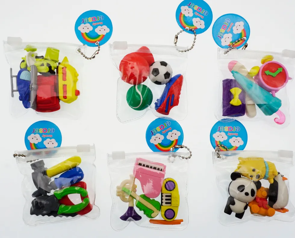 Radergummi 4/set
