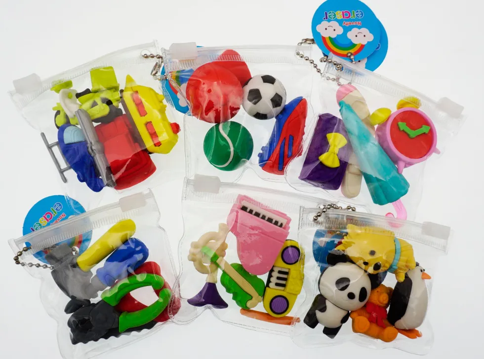 Radergummi 4/set