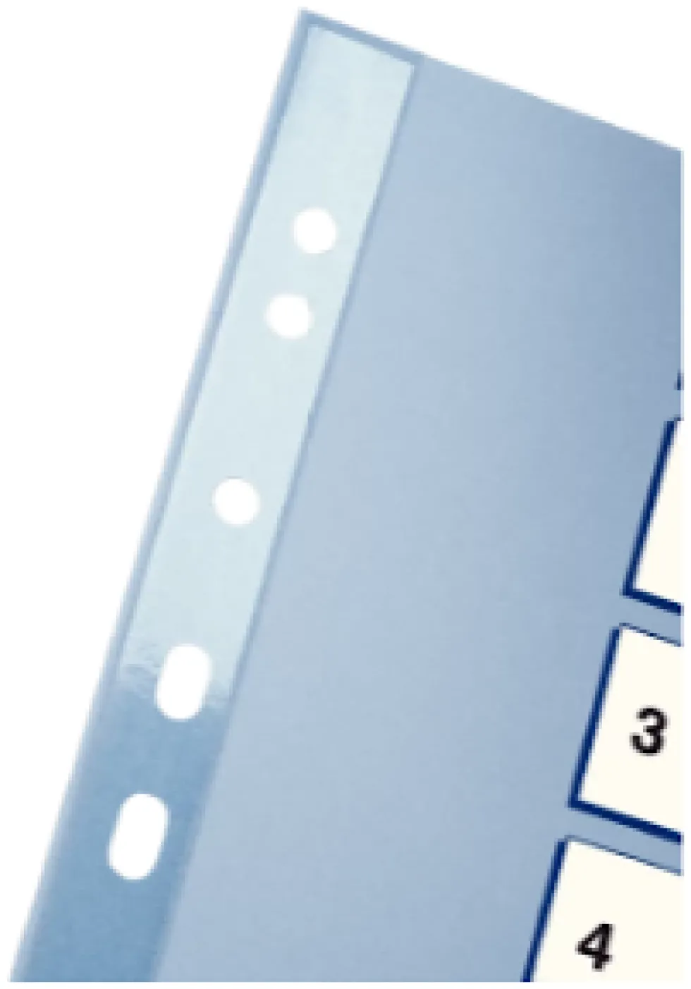 Register Non-Stop A4/1-10 rubrikblad vit