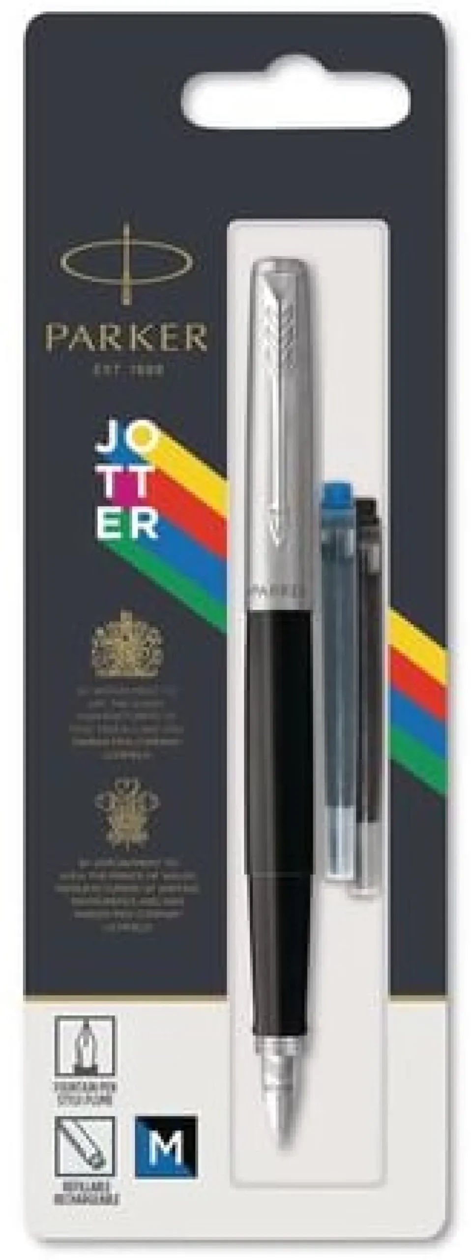 Reservoarpenna PARKER Jotter svart