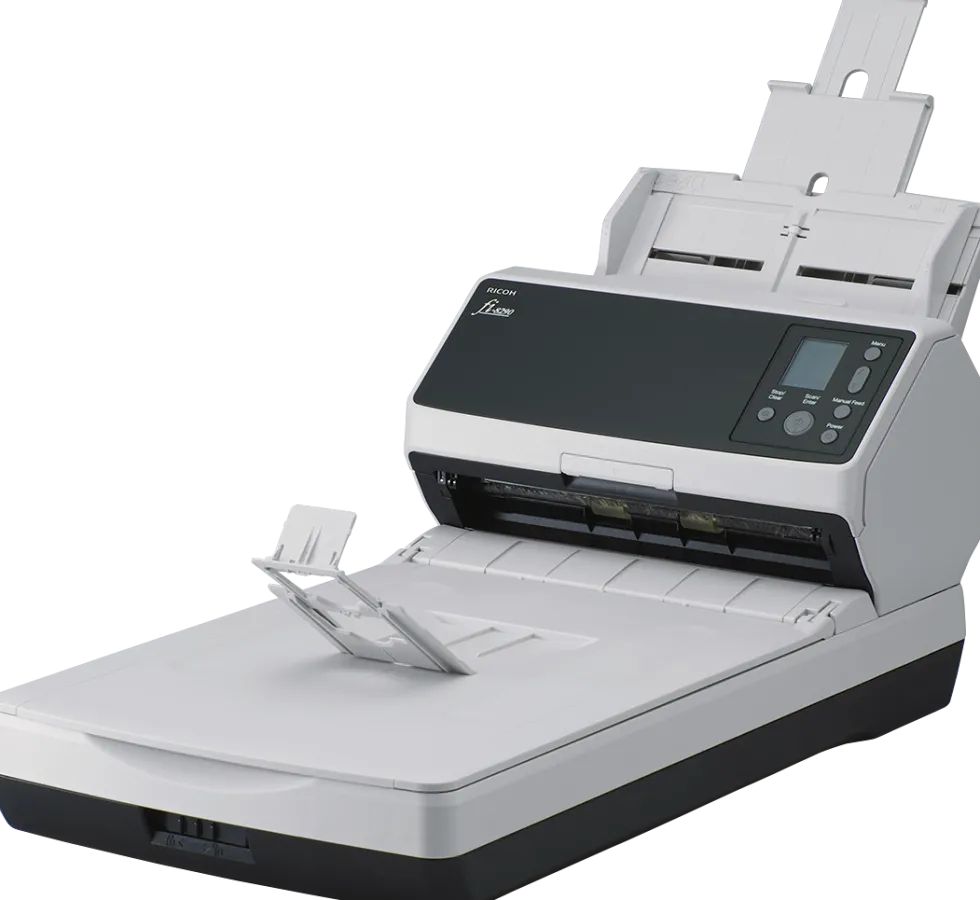 RICOH fi-8290, 90ppm/180ipm A4 Departmental Scanner