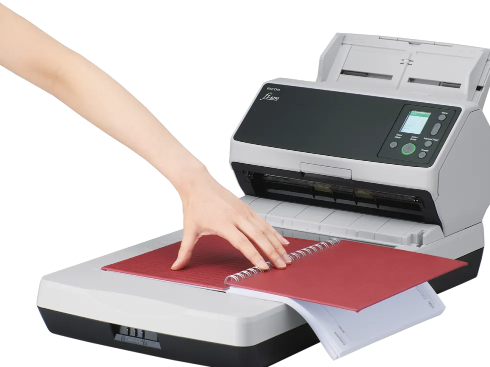 RICOH fi-8290, 90ppm/180ipm A4 Departmental Scanner