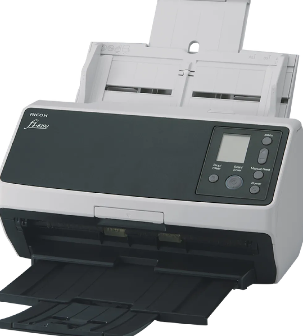 RICOH fi-8190, 90ppm/180ipm A4 Departmental Scanner