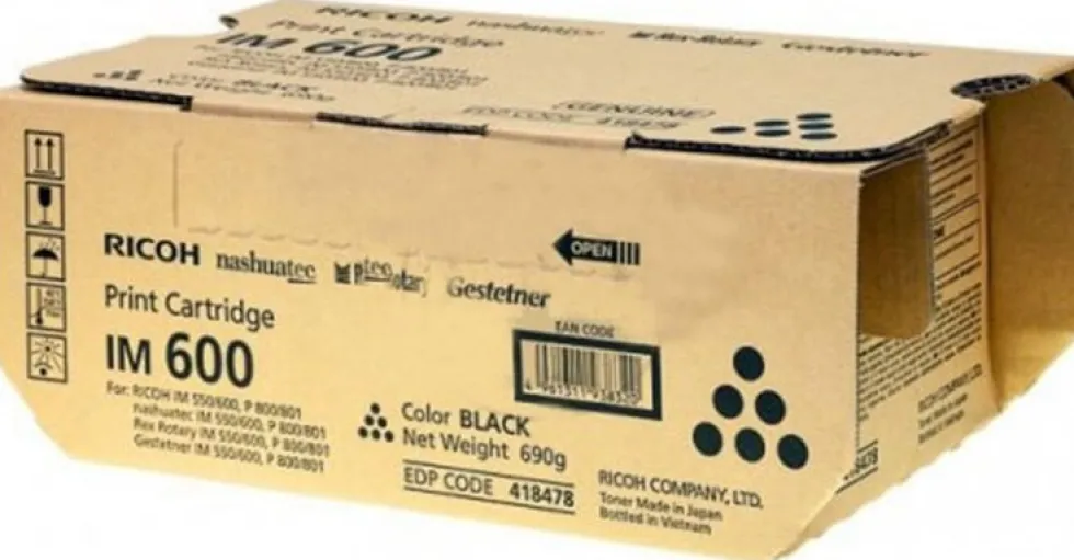 Ricoh IM 600 / P 800/P 801 black toner