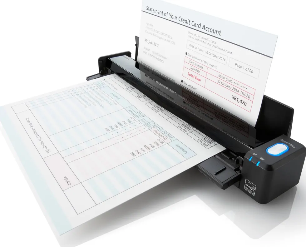RICOH ScanSnap iX100, 12ppm/12ipm A4 Mobile Scanner