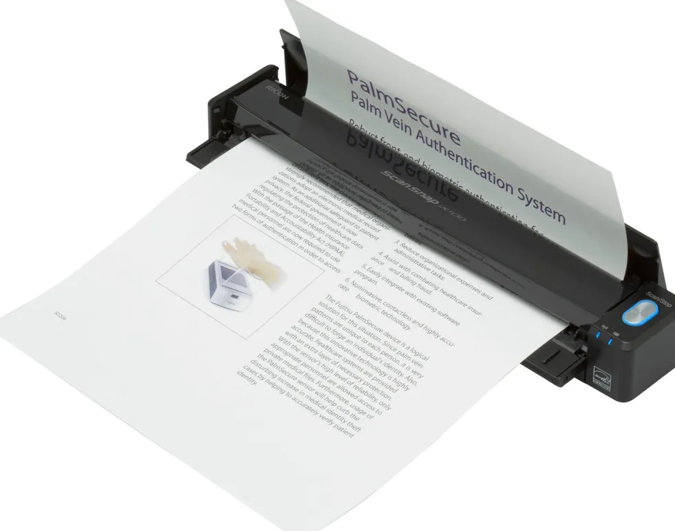 RICOH ScanSnap iX100, 12ppm/12ipm A4 Mobile Scanner