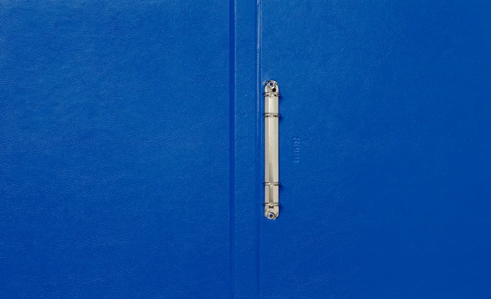 Ringpärm A4 Blå, PP-plast, ficka, 16mm