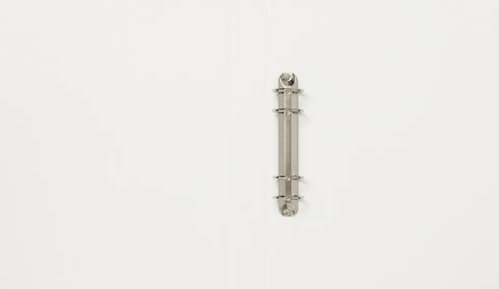 Ringpärm A4 Vit, PP-plast, ficka, 29mm