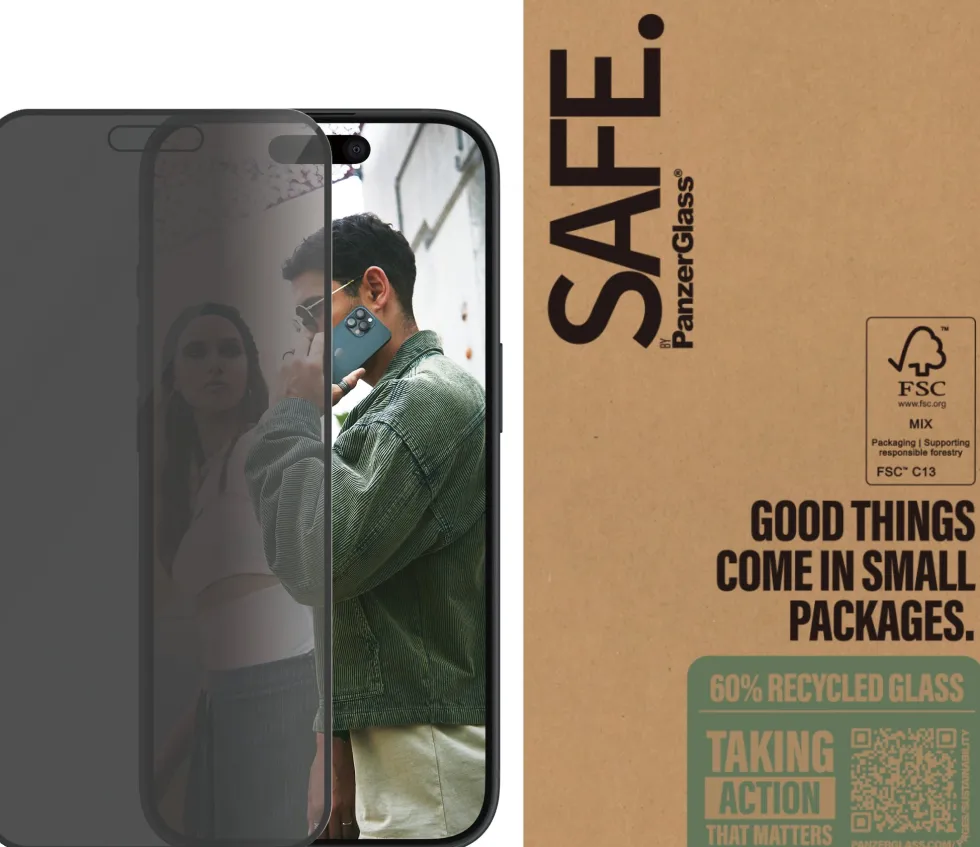 SAFE. by PanzerGlass - Skärmskydd för mobiltelefon - ultrabred