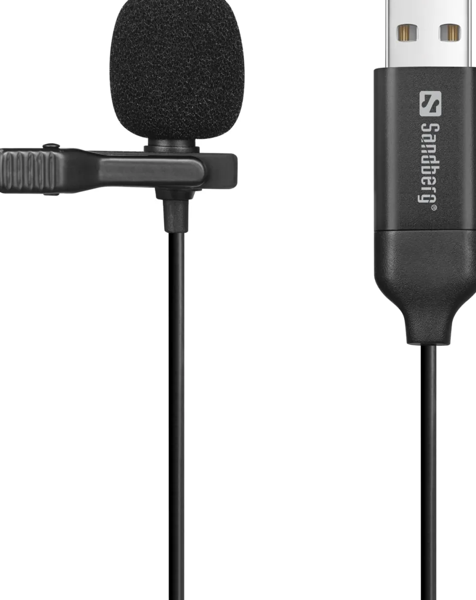 Sandberg Streamer USB Clip Microphone