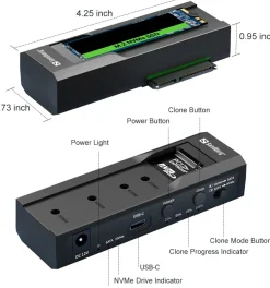 Sandberg USB-3 Cloner+Dock M2+NVMe+SATA