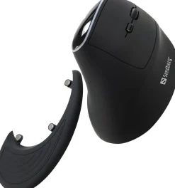 Sandberg Wireless Vertical Mouse Pro, Black