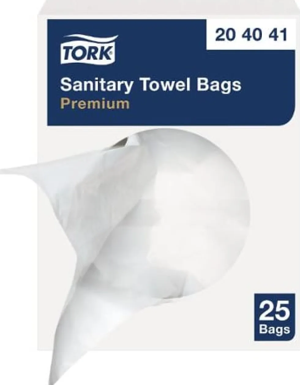 Sanitetspåse TORK B5 vit 25/fp