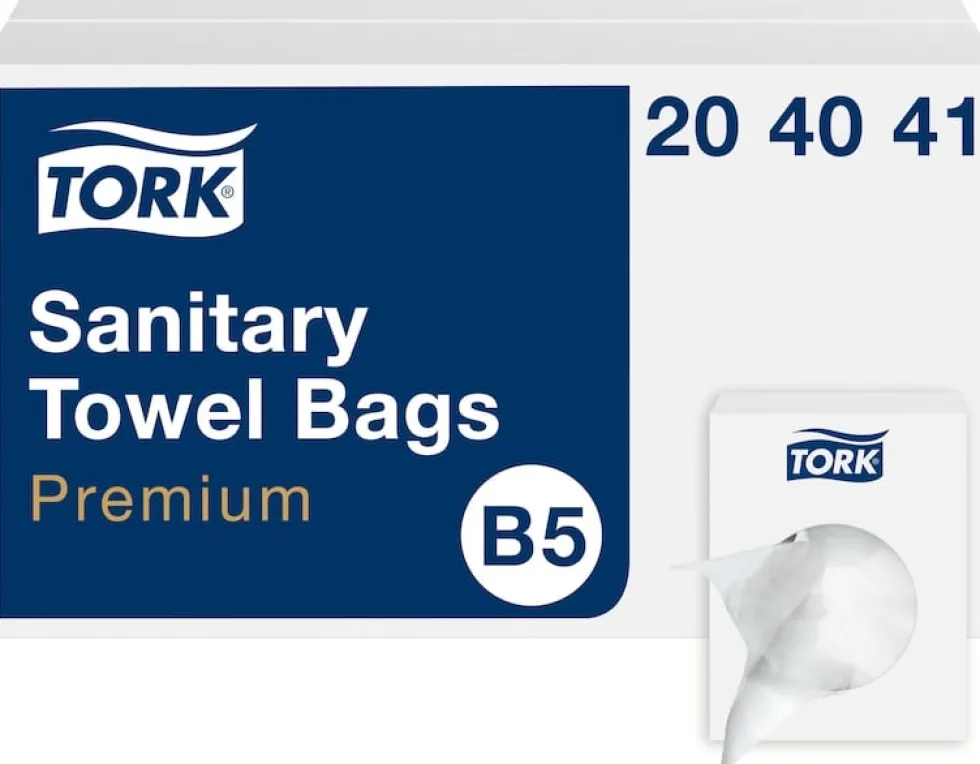 Sanitetspåse TORK B5 vit 25/fp