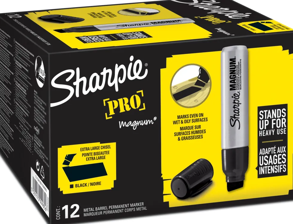 Sharpie Metall Magnum 9,8 / 14,8 mm svart