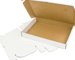 Självlåsande låda 220x143x62mm vit ES19