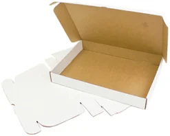 Självlåsande låda 220x143x62mm vit ES19