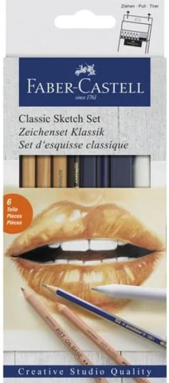 Skisspennor Faber Castell 6/fp