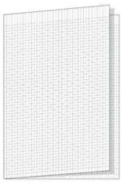 Skrivpapper A3 hålat, vikt, rutat, 250/fp