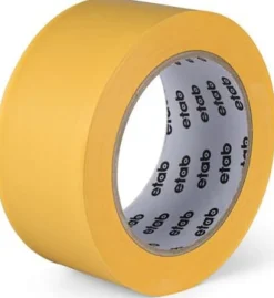 Skyddstejp ETAB PVC 50mmx33m gul