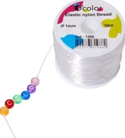 Smyckestråd elastisk 1 mm x 50m