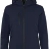Softshelljacka CLIQUE dam marinblå 2XL