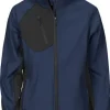 Softshelljacka dam Projob 2423 navy XS