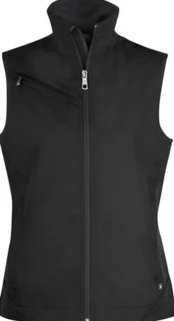 Softshellväst TEXSTAR WV79 dam svart XS