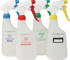 Sprayflaska tom 'H2O' grön 600ml
