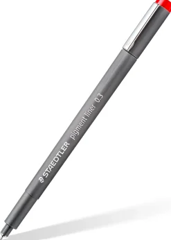 staedtler pigment liner 0,3mm röd