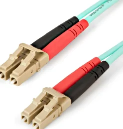 Startech Aqua OM4 Duplex Multimode Fiber - 2m / 6 ft - 100 Gb