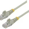 Startech Cat5e patchkabel med hakfria RJ45-kontakter - 5 m, grå
