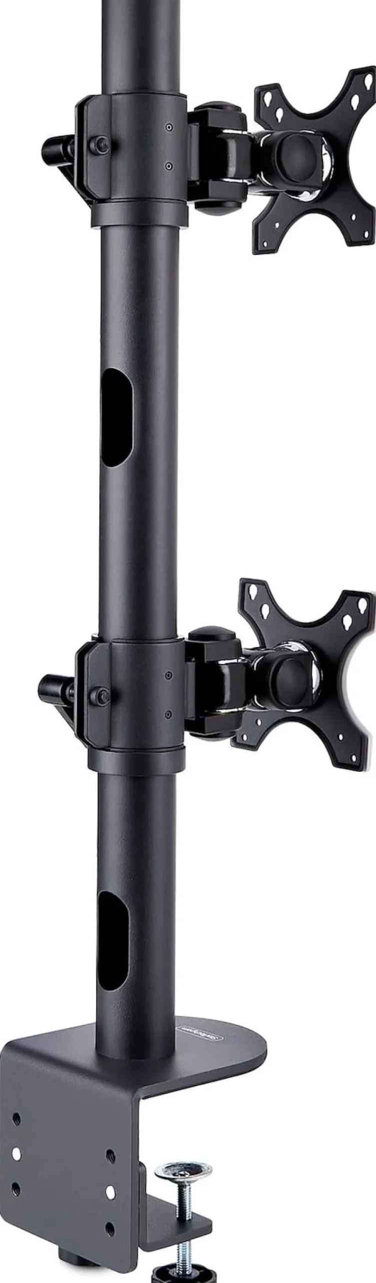 StarTech.com Desk Mount For 2x Vertically Stacked Monitors, Dual