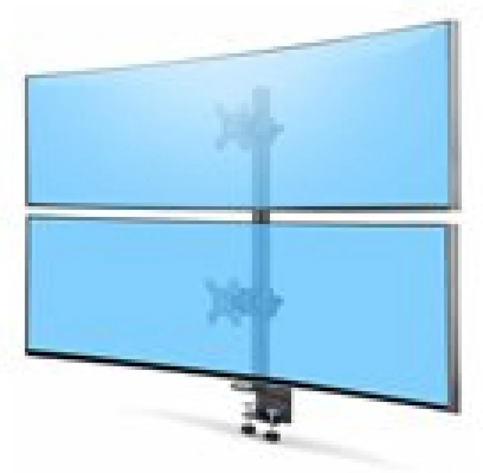StarTech.com Desk Mount For 2x Vertically Stacked Monitors, Dual
