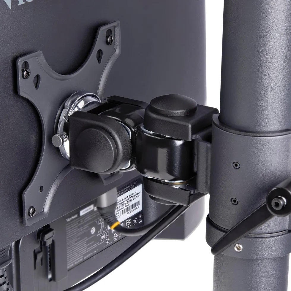 StarTech.com Desk Mount For 2x Vertically Stacked Monitors, Dual