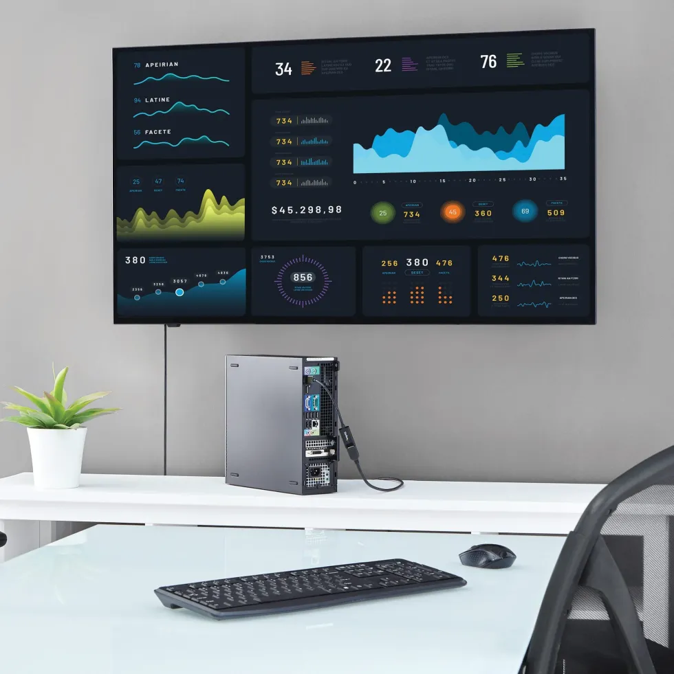 StarTech.com DisplayPort 1.2 to HDMI Adapter - 4K 30Hz - Active