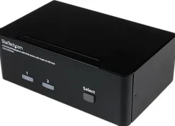StarTech.com Dubbel USB DisplayPort KVM-switch med 2 portar,