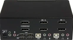 StarTech.com Dubbel USB DisplayPort KVM-switch med 2 portar,