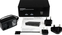 StarTech.com Dubbel USB DisplayPort KVM-switch med 2 portar,