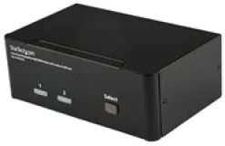 StarTech.com Dubbel USB DisplayPort KVM-switch med 2 portar,