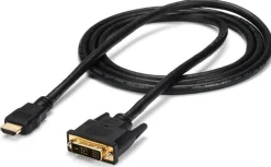 StarTech.com 6ft (1.8m) HDMI to DVI Cable, DVI-D to HDMI Display