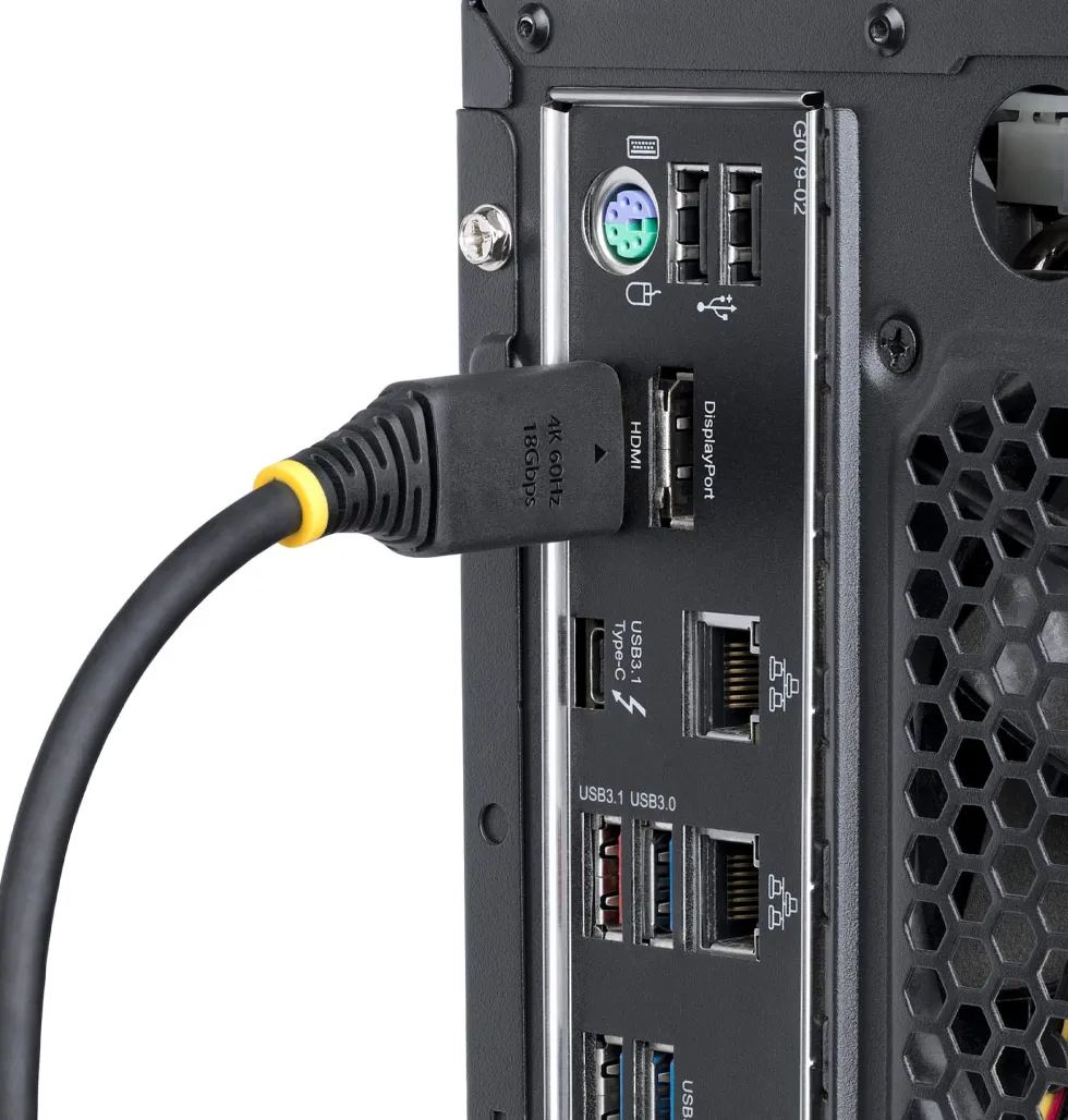 StarTech.com - High Speed - HDMI-kabel - HDMI hane till HDMI