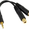 StarTech.com 6 in. 3.5mm Audio Splitter Cable - Stereo Splitter