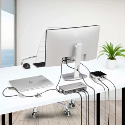 StarTech.com Laptop/Desktop & Peripheral Lock Kit, 9.8ft (3m)